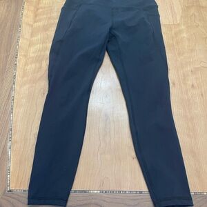 Reebox- Black High-Waist Workout Leggings